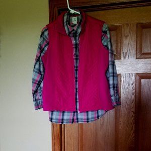 Izod Shirt and Vest Size M